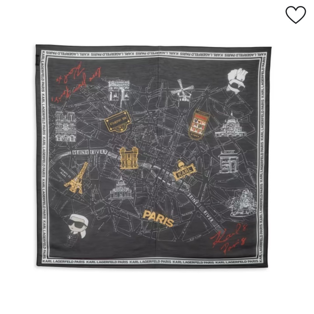 KARL LAGERFELD PARIS
Karl’s Paris Square Scarf - Picture 2 of 4